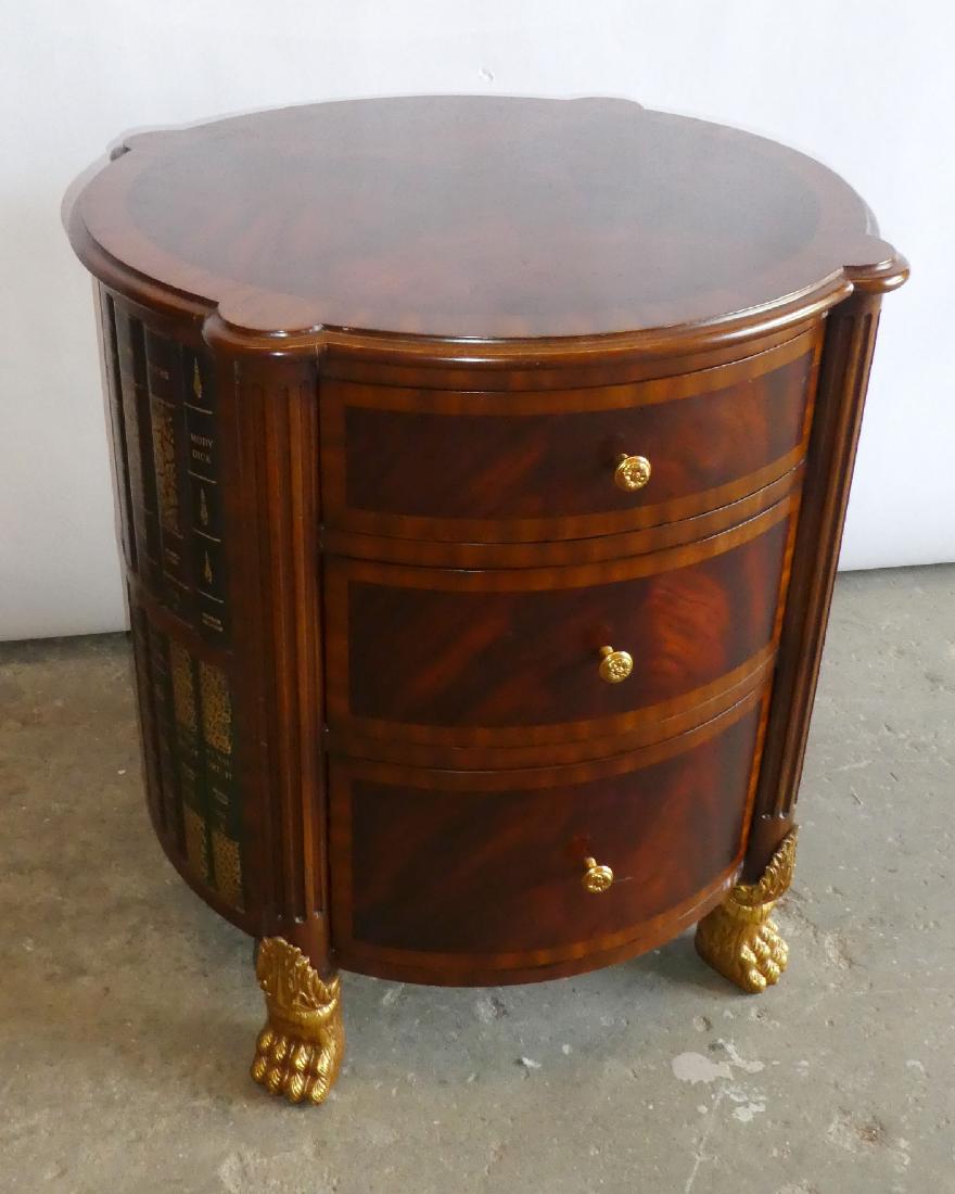 Maitland Smith faux book side table with drawers (1 of 6)