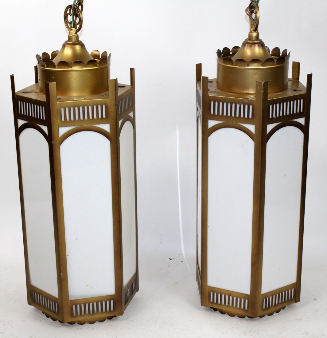 Pair of Gothic revival theater lights (1 of 6)