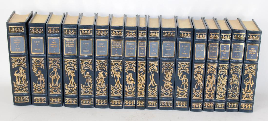 Lot of 17 Easton Press Civil War series books (1 of 4)