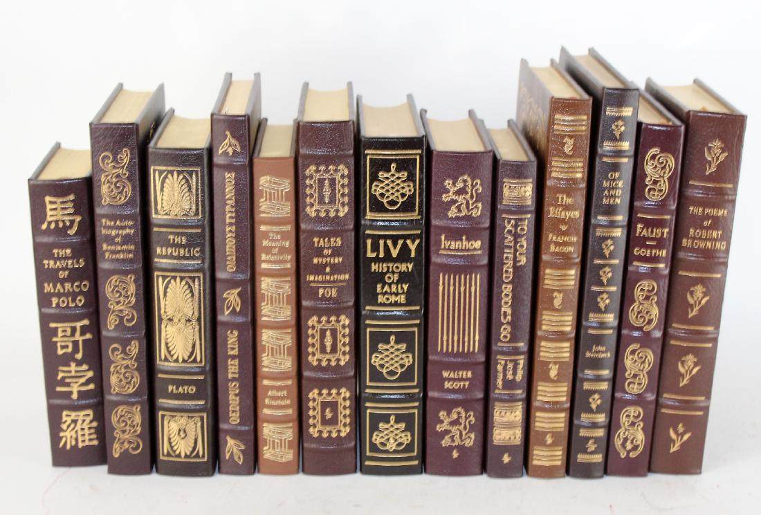 Collection of 13 Easton Press leather books (1 of 4)