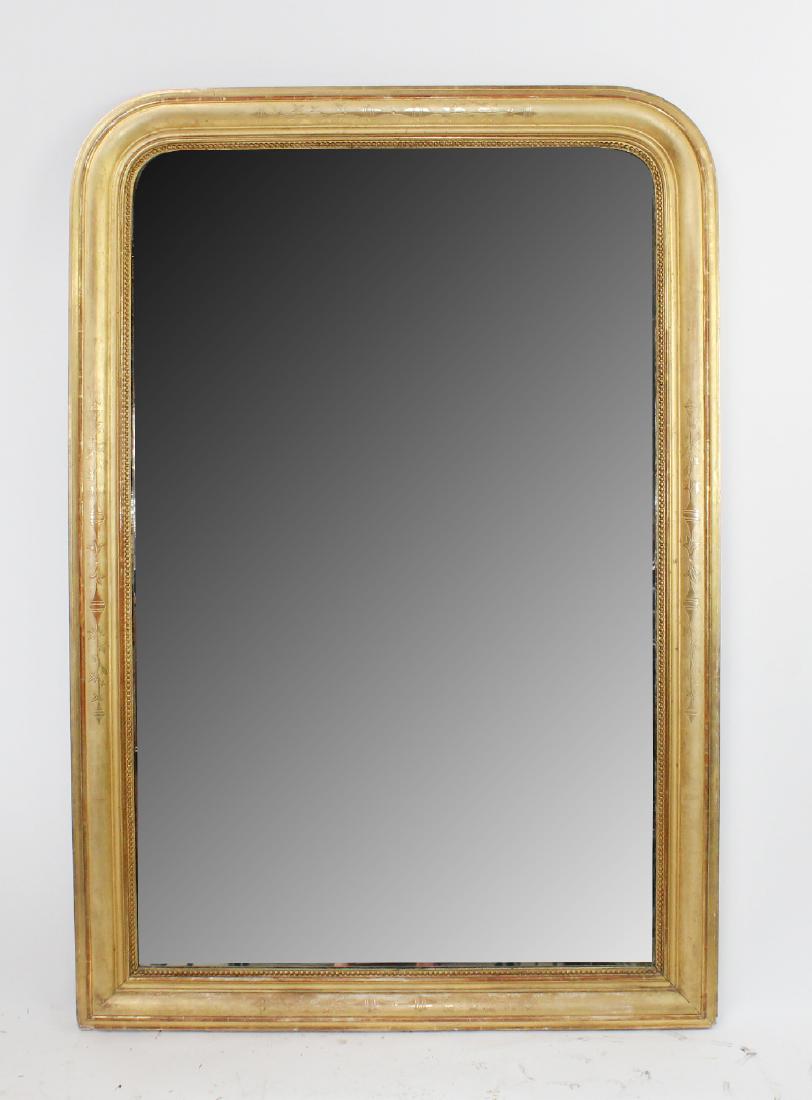 French Louis Philippe gold leaf mirror (1 of 5)
