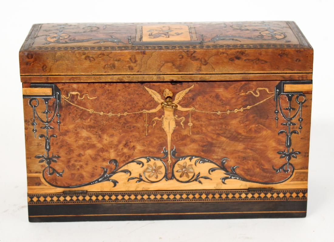 Italian marquetry vanity box (1 of 7)