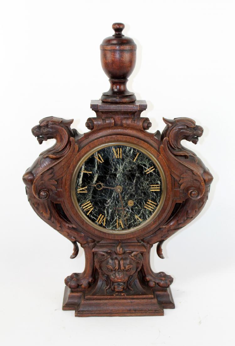 French mantle clock with Gryphons (1 of 5)