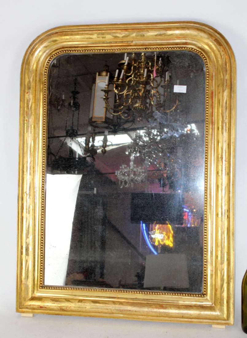 French Louis Philippe gold leaf mirror (1 of 4)