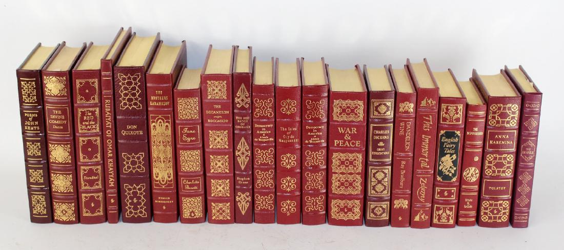 Collection Easton Press red leather books (1 of 4)