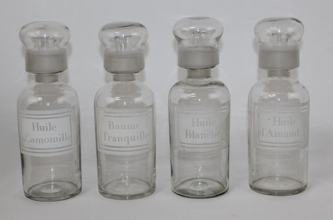 Set of 4 French apothecary jars (1 of 5)