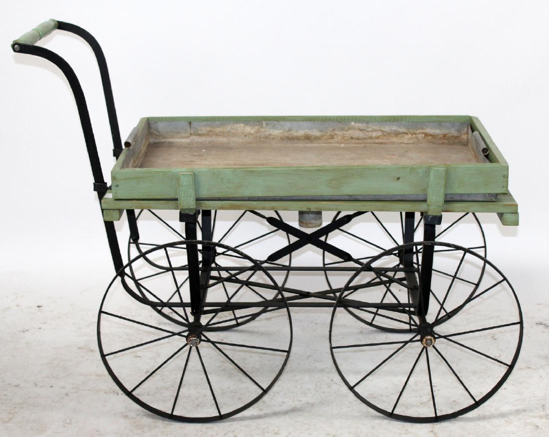 French Provence flower cart with zinc liner (1 of 5)