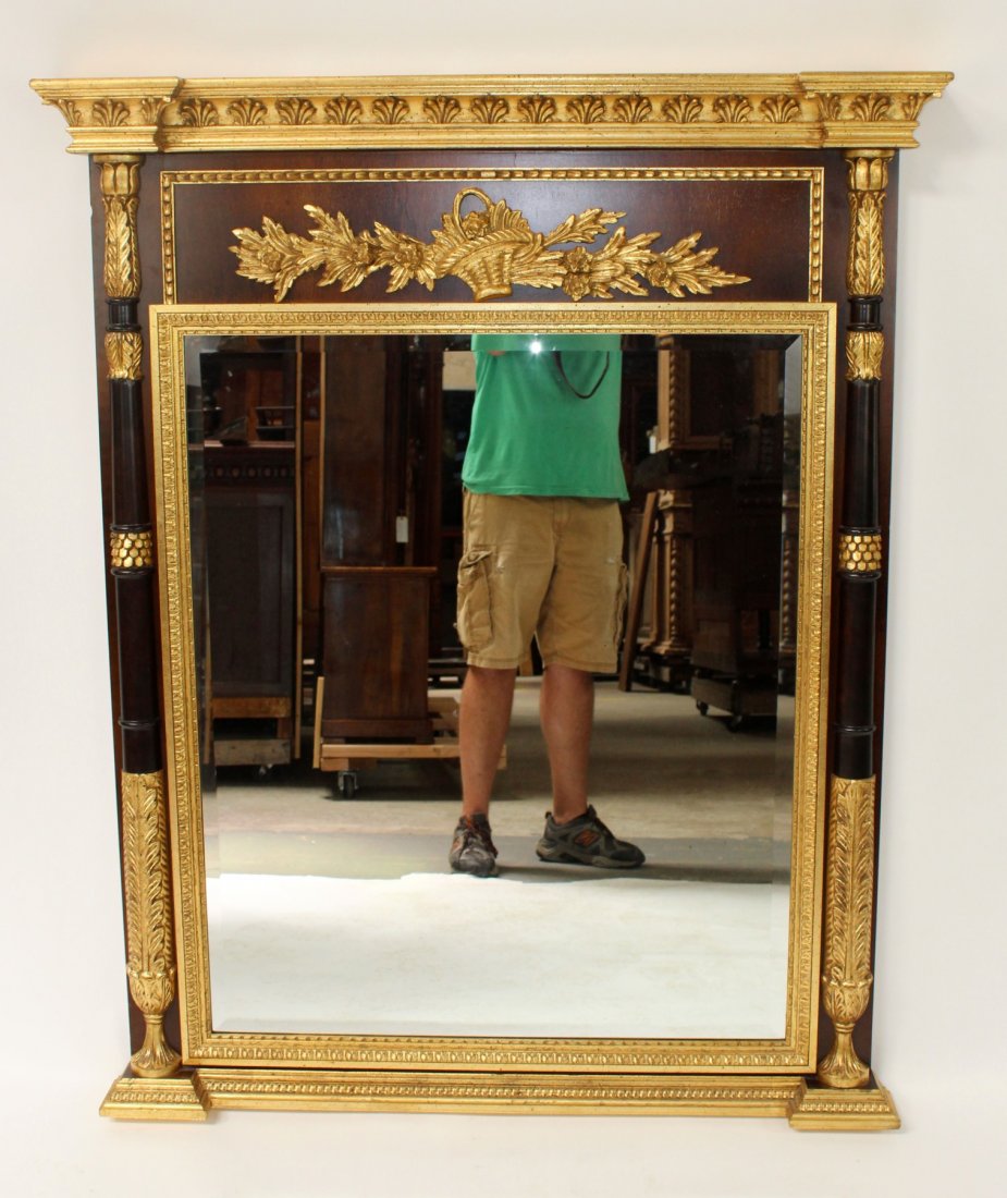 La Barge mirror with basket focal (1 of 7)