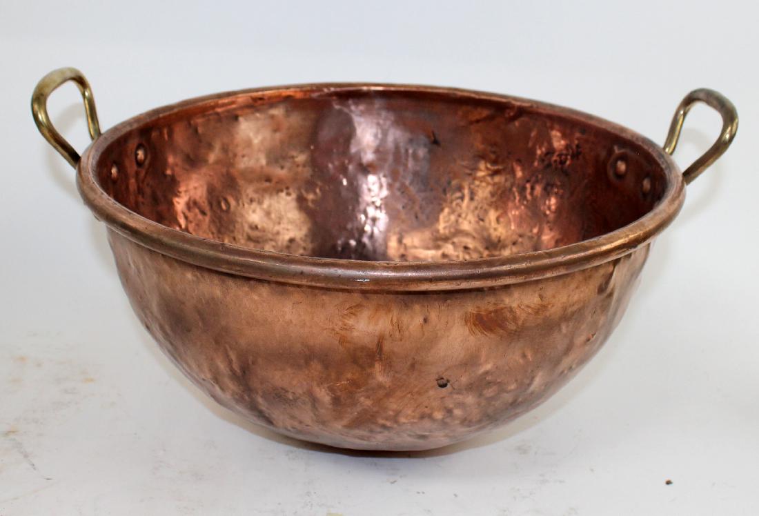 French hand hammered copper candy vat (1 of 4)
