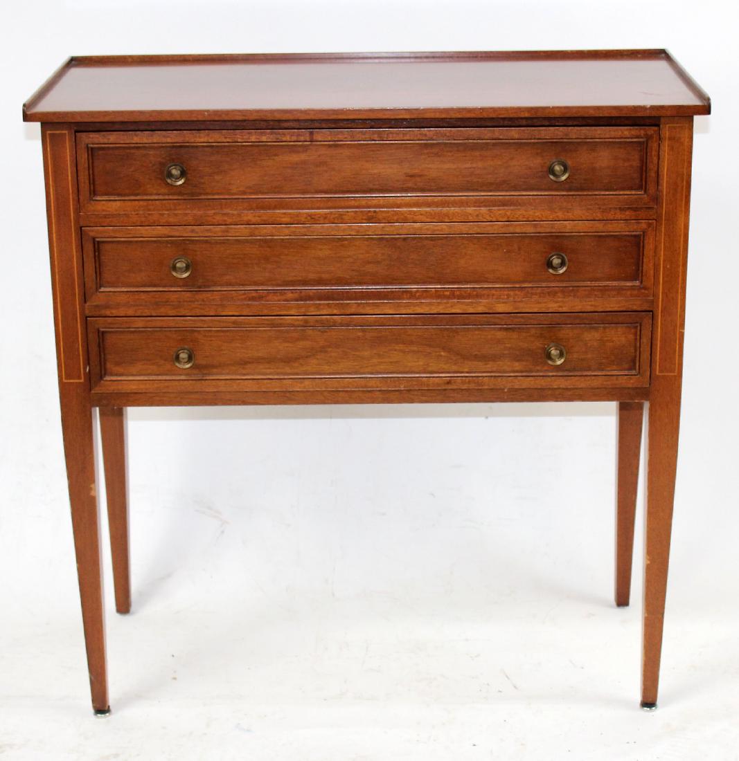 Biggs Furniture 3 Drawer Silver Chest