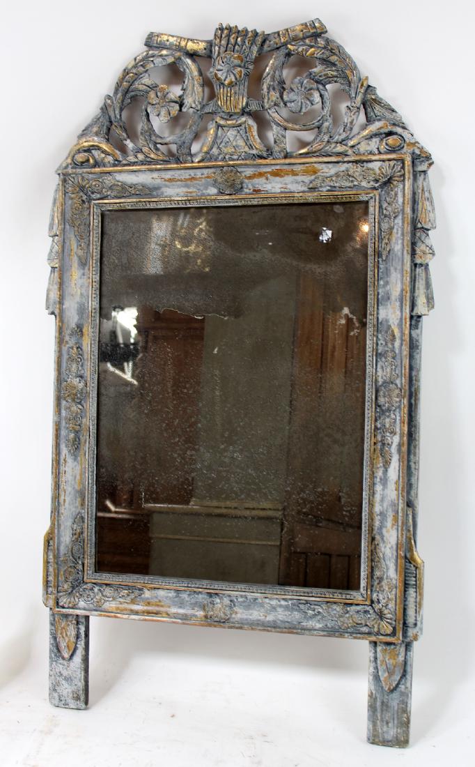 French 18th century mirror with torch & quiver (1 of 5)