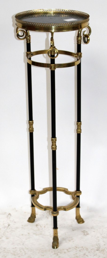 French Maison Jansen brass & iron plantstand (1 of 6)