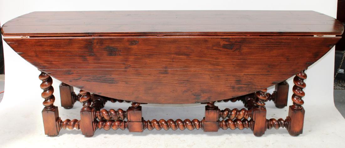 Drop side gateleg wake table in mahogany (1 of 5)