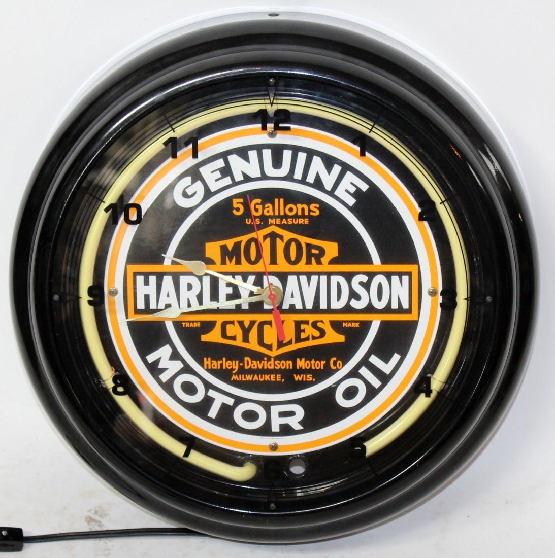 Harley Davidson wall clock