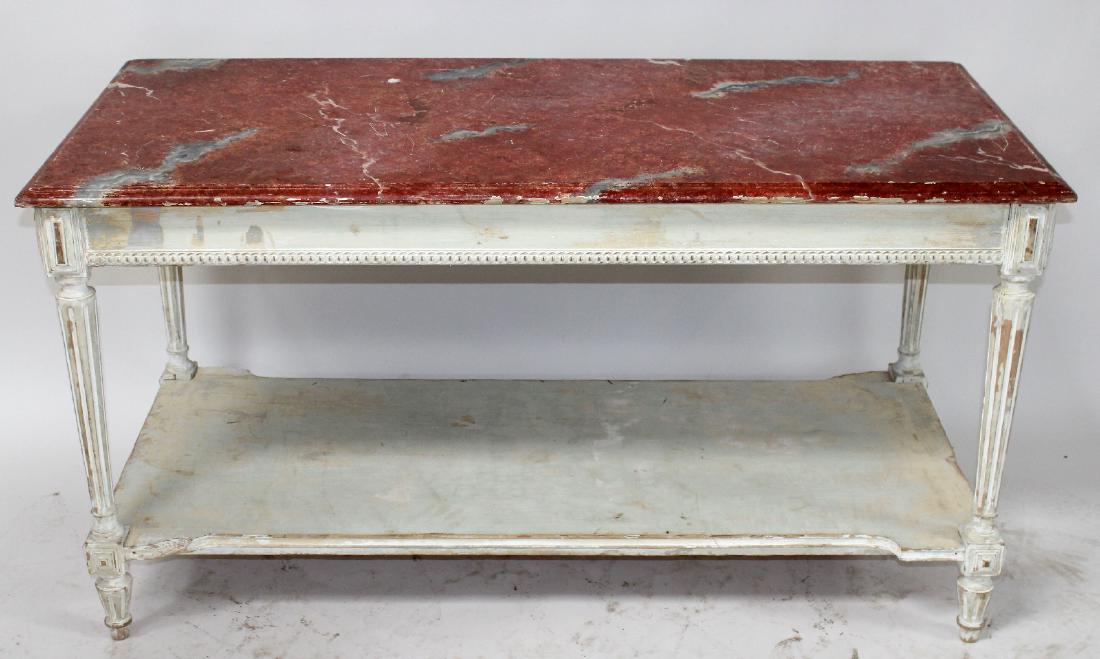 French Louis XVI painted console (1 of 4)