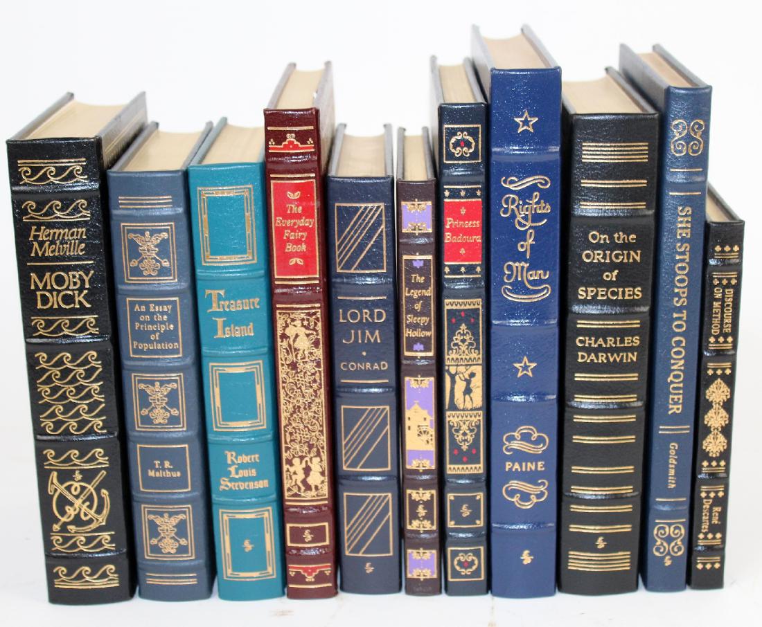 Lot of 13 Easton Press leather bound books (1 of 3)