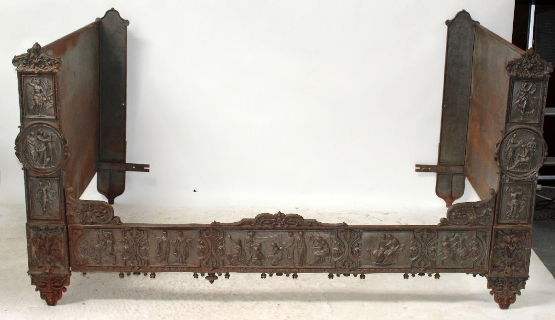 French neo-classical cast iron daybed (1 of 6)