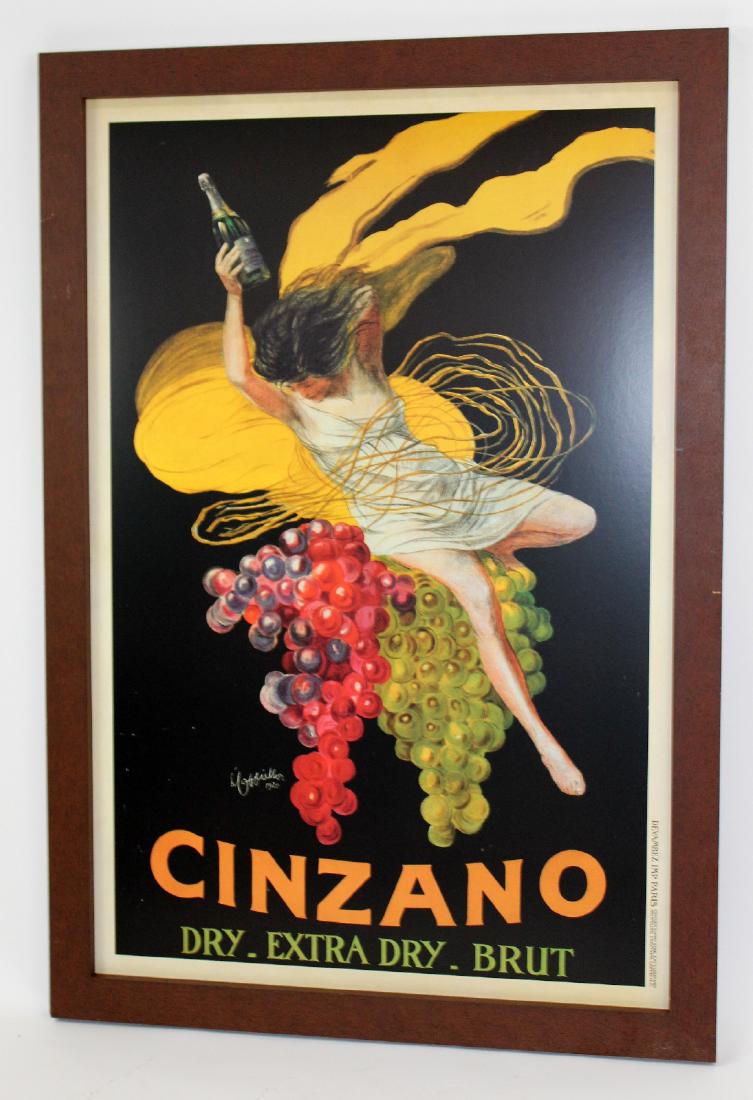 Cinzano advertisement framed print (1 of 3)