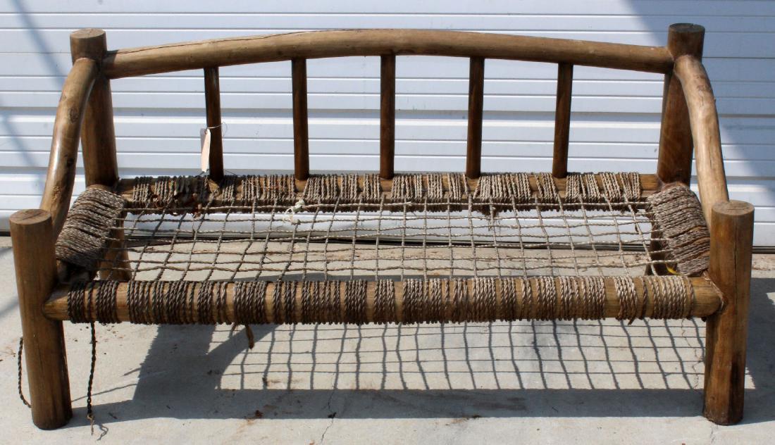 Outdoor garden teak bench (1 of 4)