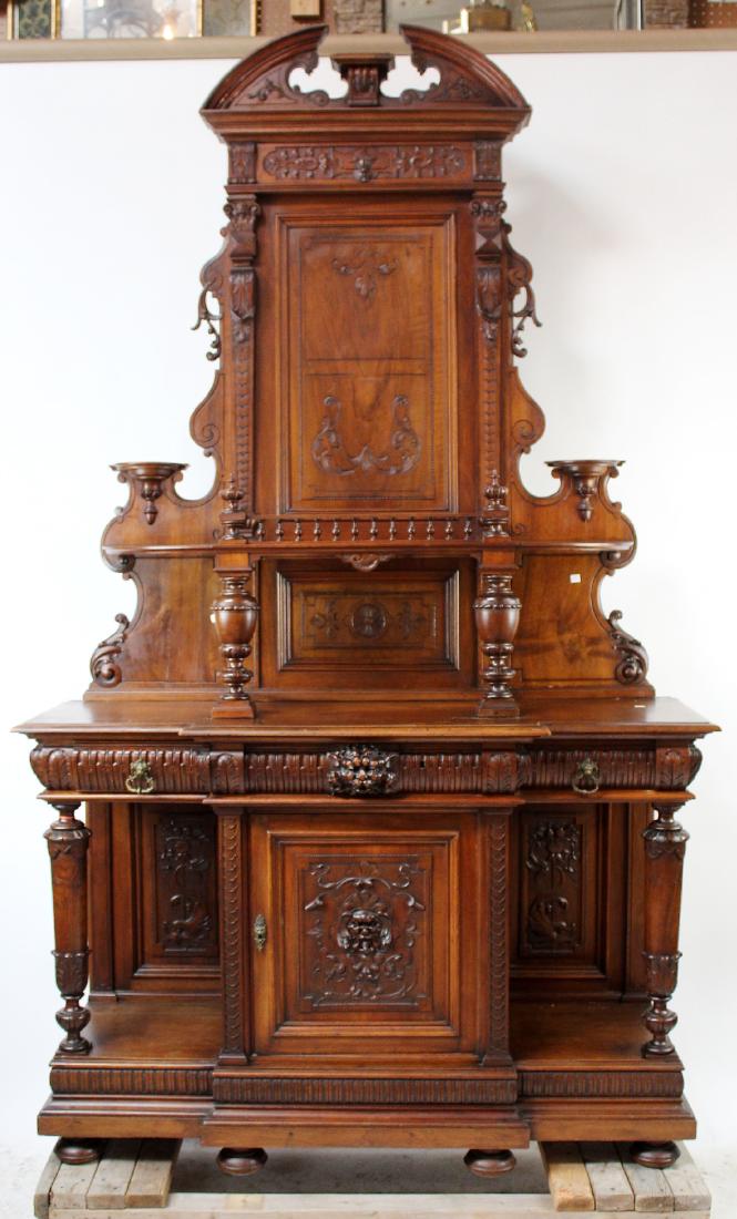 Italian Umbertine carved server (1 of 6)