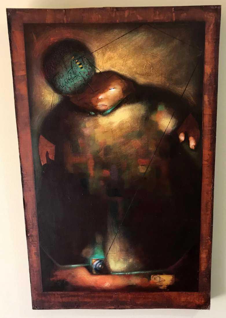 "Persistence" mixed media Edgar Sanchez Cumbas (1971) (1 of 5)