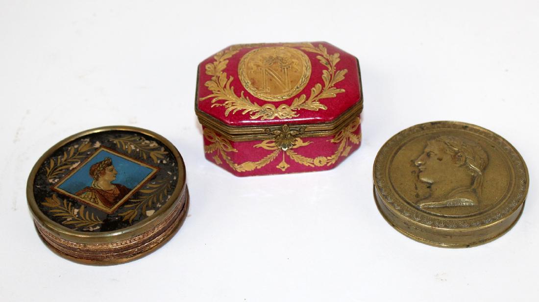 Lot of 3 Napoleon boxes (1 of 6)