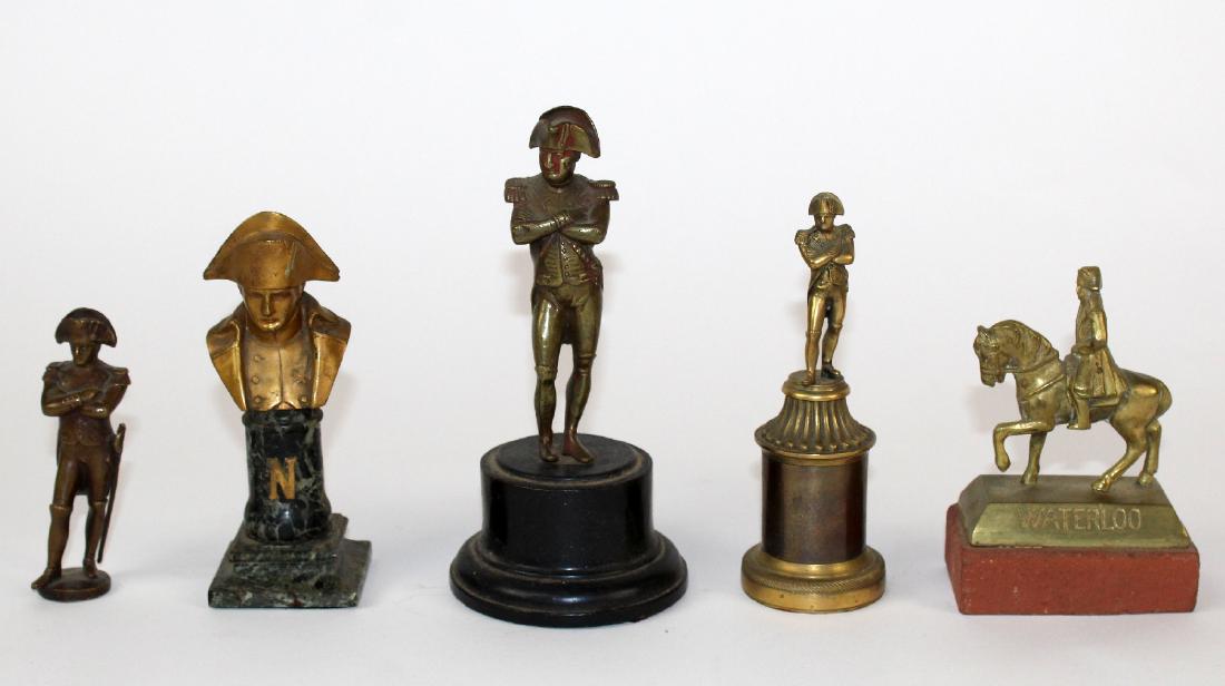 Lot of 5 Napoleon miniature bronzes (1 of 4)