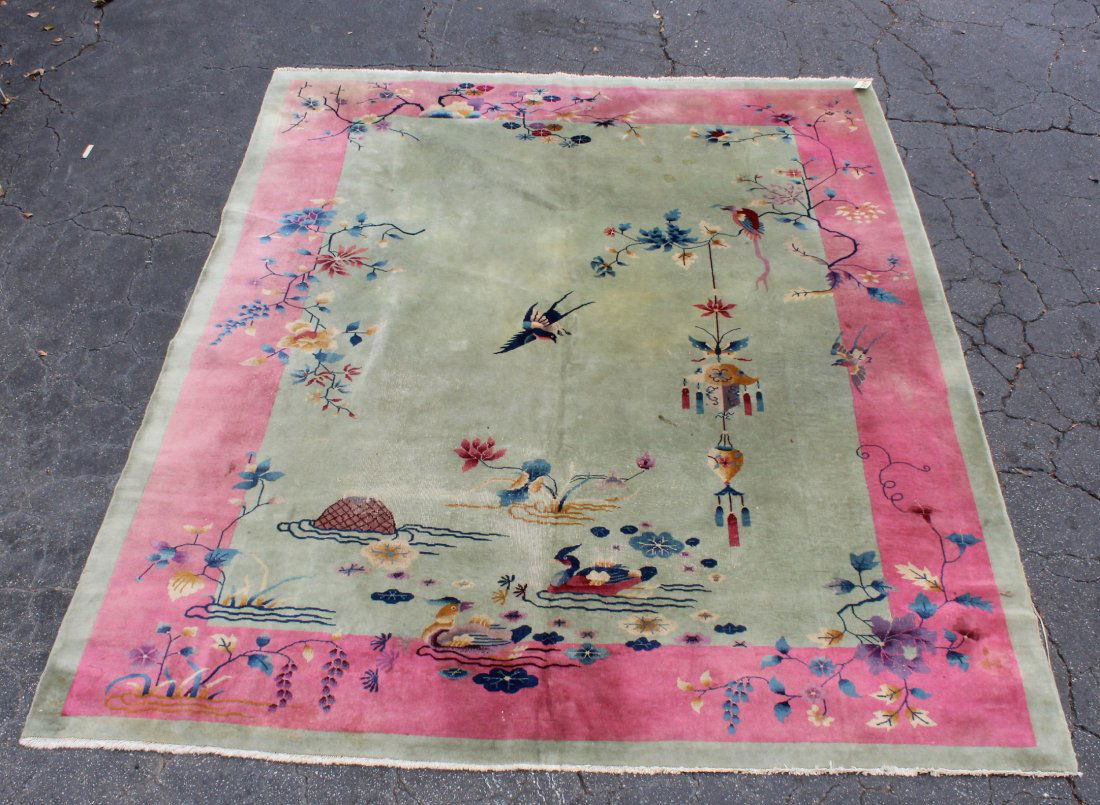 Nichols sculpted rug 11'4 x 9' (1 of 4)