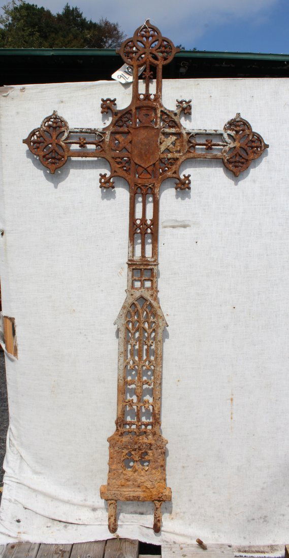 Antique Cast iron cross