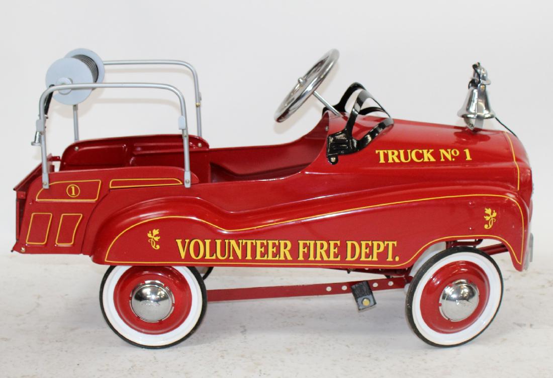 Gearbox fire truck pedal car