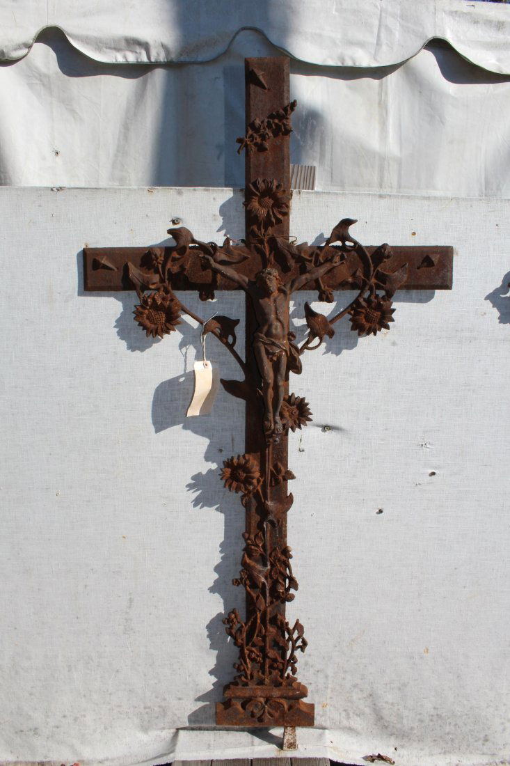 Antique Cast iron cross