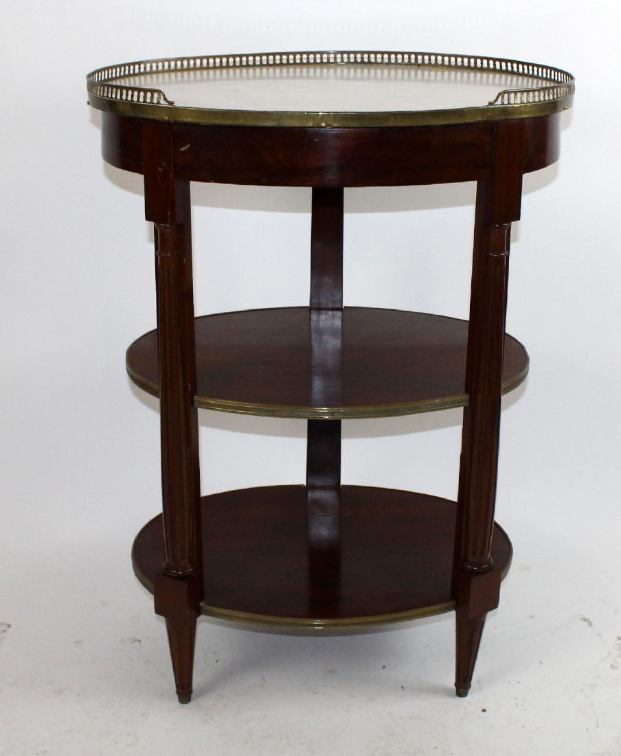 French Louis XVI 3-tier table (1 of 7)