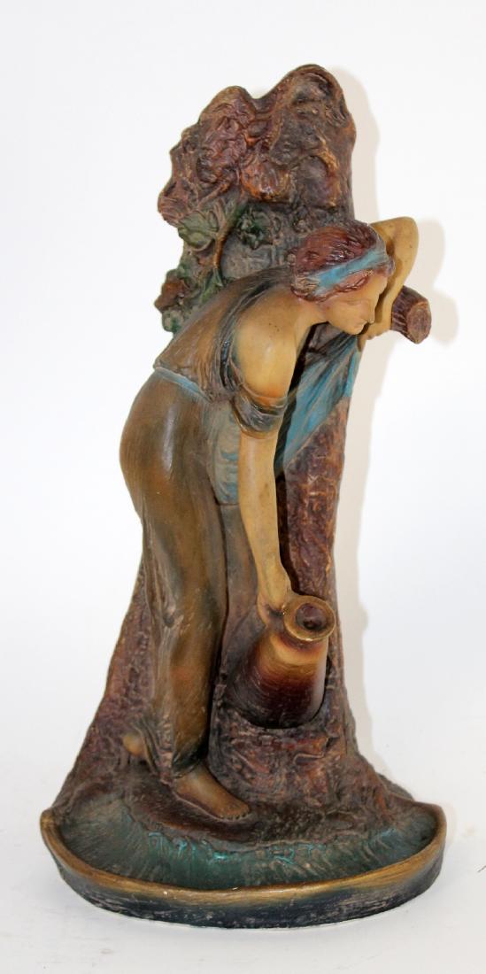 Chalk sculpture "Rebecca at the well" (1 of 6)