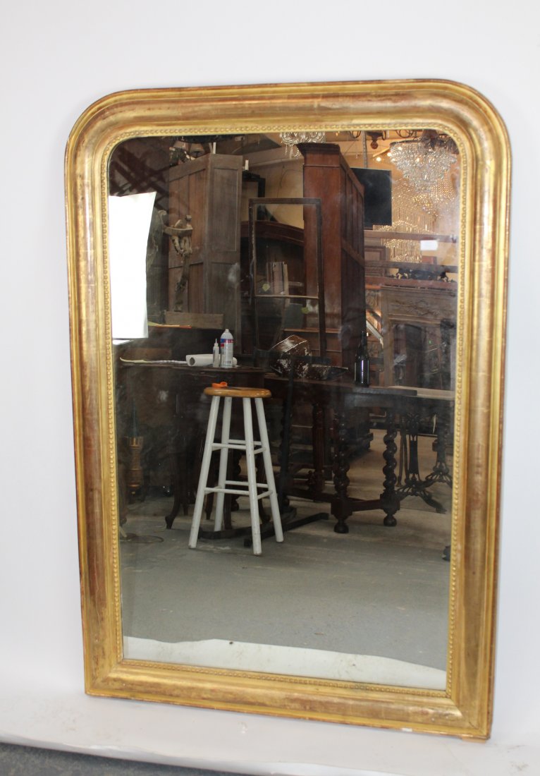 French Louis Philippe gold leaf mirror (1 of 5)
