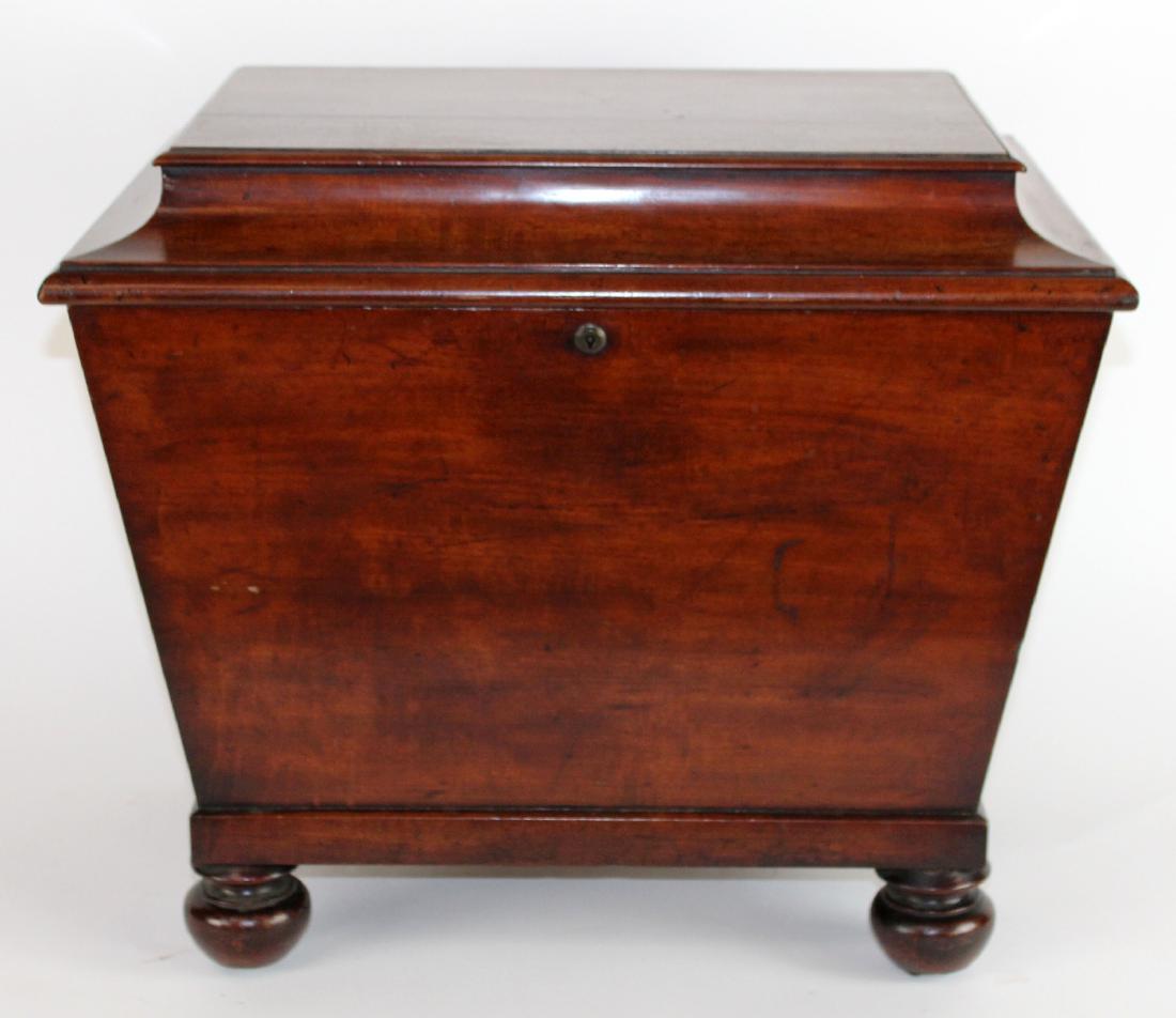 English Regency mahogany cellarette (1 of 7)