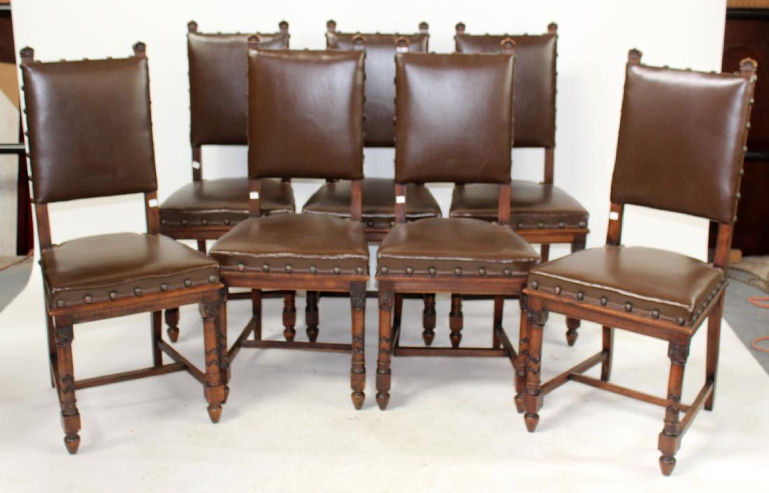 Set of 7 Italian Renaissance dining chairs (1 of 6)