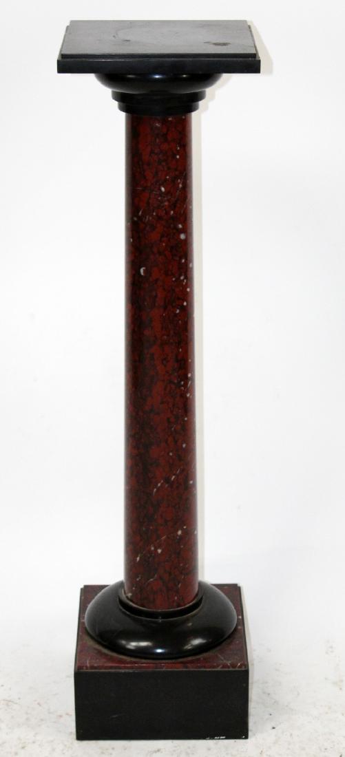 French neo-classical marble pedestal (1 of 6)