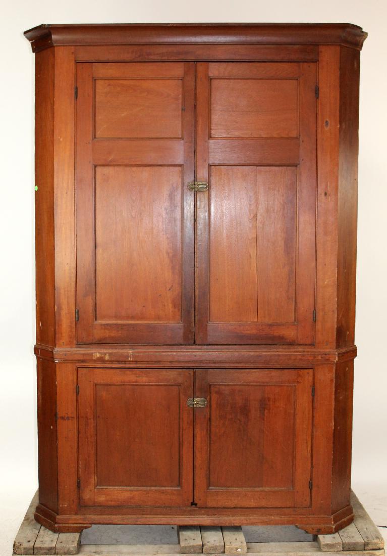 Black walnut corner cabinet (1 of 5)