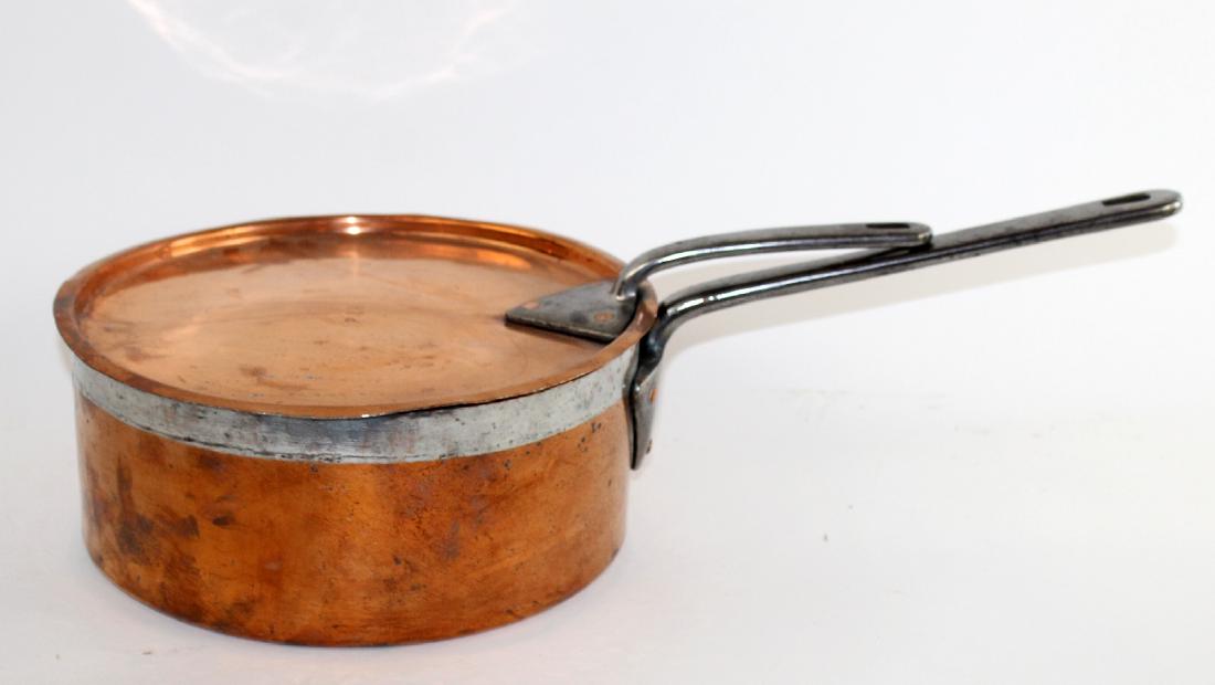 Antique French copper sauce pan (1 of 5)