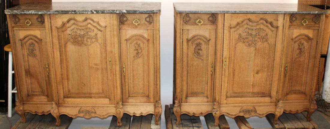 Pair of French Regency marble top enfilades (1 of 6)