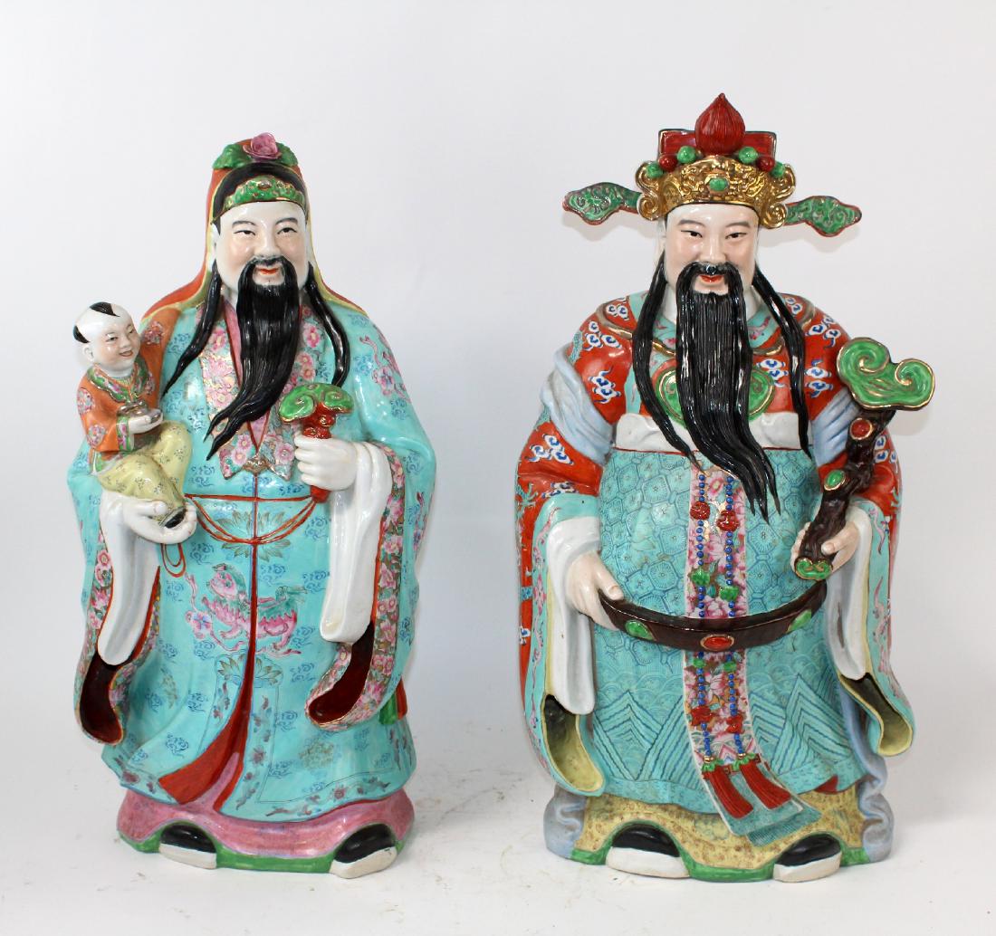 Chinese Porcelain Deity Statues (1 of 5)
