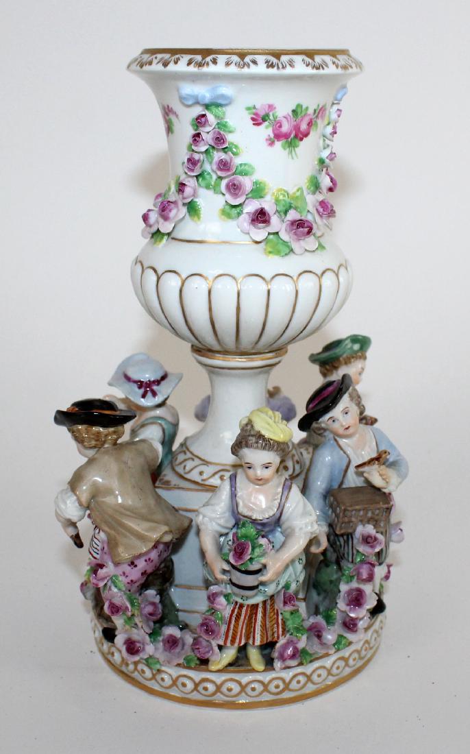 German Dresden porcelain urn centerpiece (1 of 9)