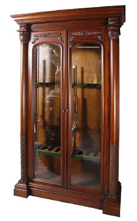 Two Door Mahogany Gun Cabinet Mar 02 2019 King Galleries In Ga