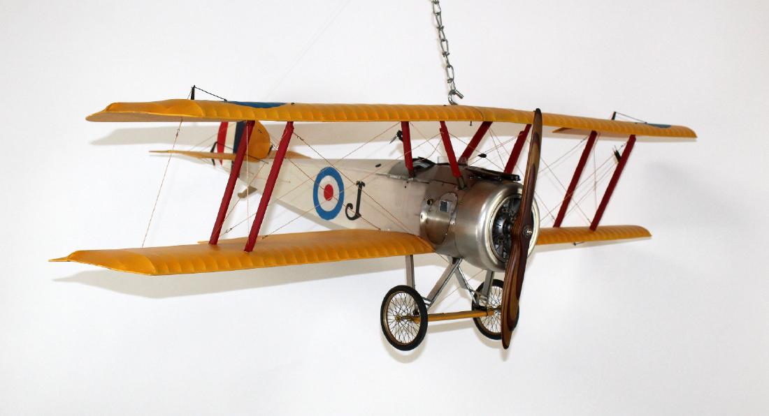 Sopwith camel bi plane model: Sopwith camel bi plane model. 19"h x 56"w x 38l
