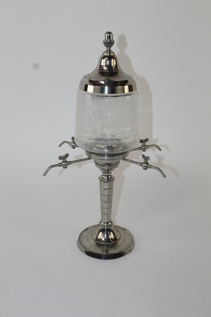 French crystal & stainless steel Absinthe fountain (1 of 8)