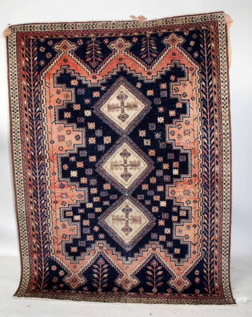 Persian Afshar Rug 5'5 x 7'4 (1 of 8)