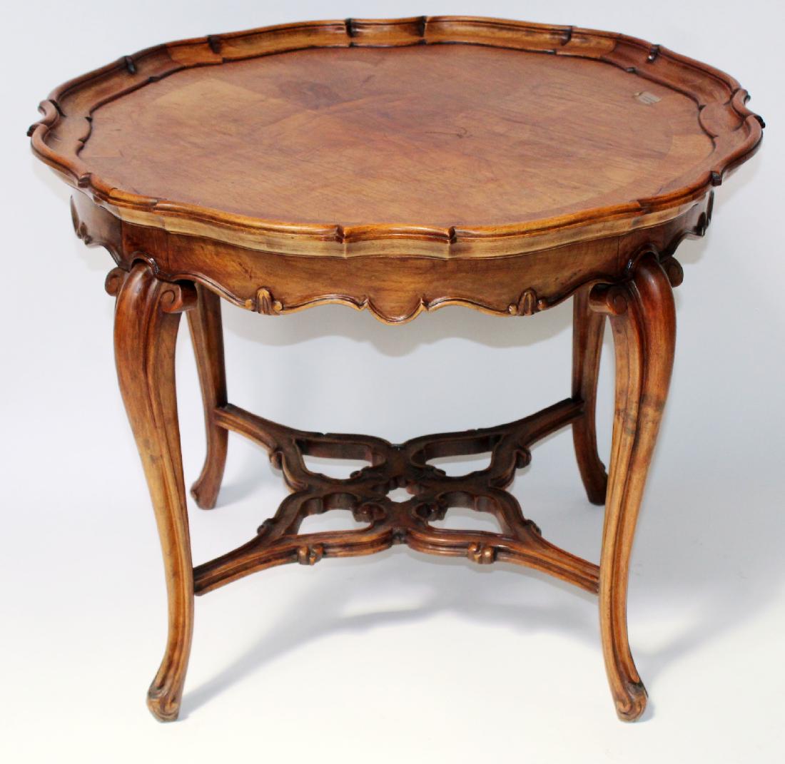 French Louis XV walnut cocktail table (1 of 5)
