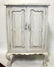 French Provincial painted 2 door bibus cabinet - 3