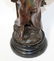 "L Progres" patinated metal statue after Moreau - 4