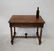 French carved walnut bureauplat desk with barley twist